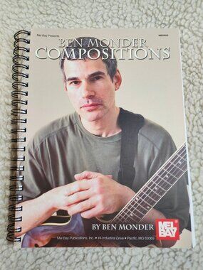 Mel Bay Ben Monder Compositions Jazz Guitar Book Spiral Bound Sheet Music Songs